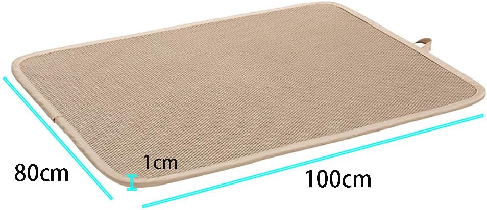 AKDXMPet Washable Summer Cooling Pads,3D Structure Support Dog Bed Crate Pad,Double-Sided mesh,Strong air Permeability, Uniform Support,Suitable for Small Dogs, Large Dogs, Cats,80cm x 100cm